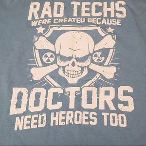 Radiation Tech Light Blue Large T-Shirt